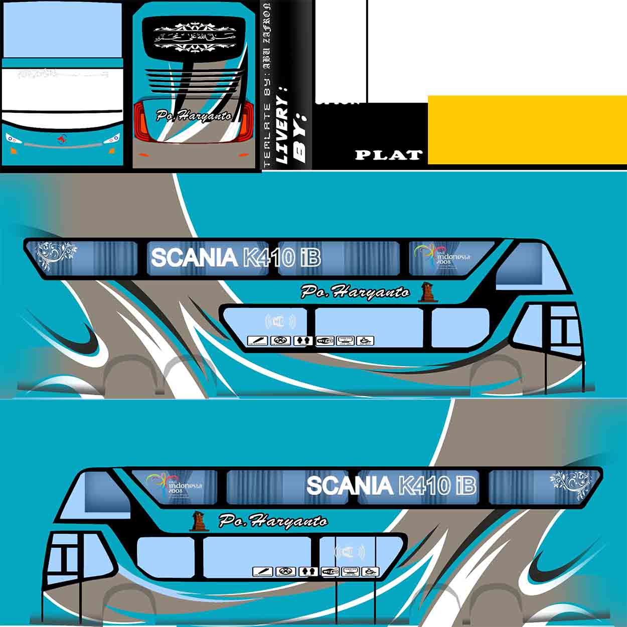 stiker bus simulator double decker