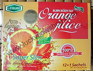 leisure slimming orange juice super slim