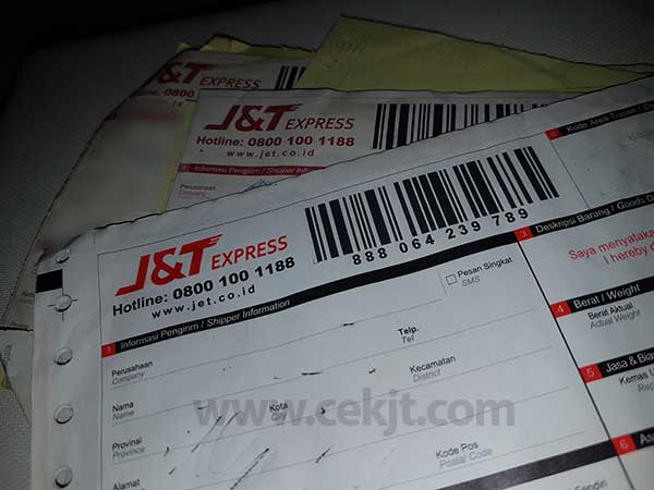 Cara Cek Nomor Resi J&amp;T Kiriman Kota Solok