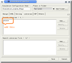 SearchLibraries_Modelsim