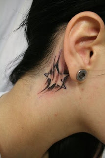 Neck Tattoo Ideas With Star Tattoo Designs With Image Neck Star Tattoos For Women Tattoo Gallery 6