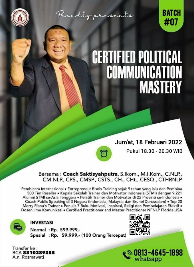 Certified Political Communication Mastery Batch 7