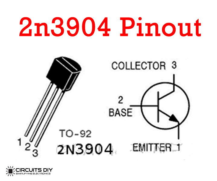 * Eletrônica Campo Elétrico: Descrição dos pinos do transistor 2n3904.