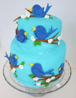 kue ultah tingkat burung