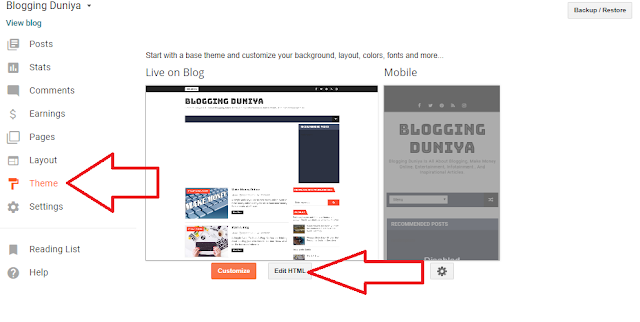 hide contact form in blogger