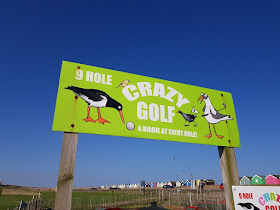 Crazy Golf course at the Boating Lake in Southwold, Suffolk