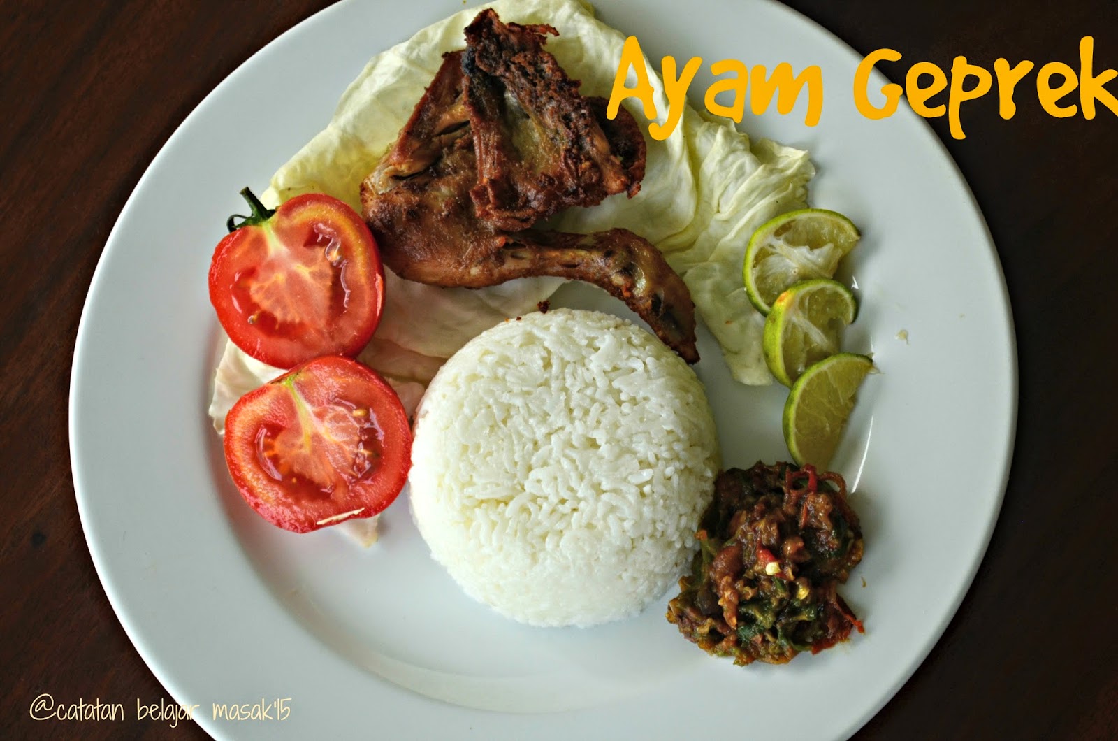 Ayam Geprek Mudah  Catatan Belajar Masak