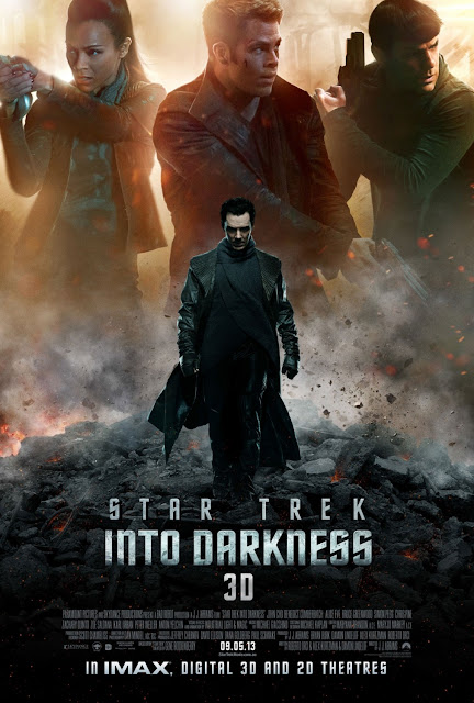 Star Trek Into Darkness Theatrical One Sheet Movie Poster - Earth Will Fall - Benedict Cumberbatch as John Harrison