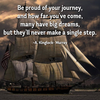 Be proud of your journey in life quotes
