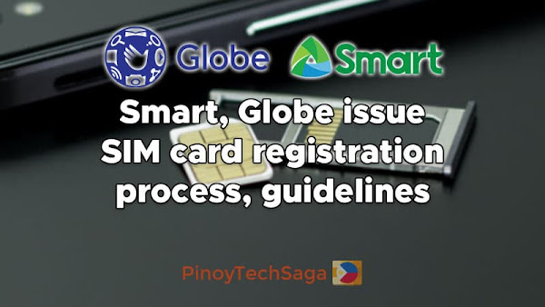 Smart, Globe issue SIM card registration process, guidelines