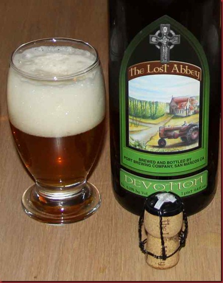 Lost Abbey Devotion label