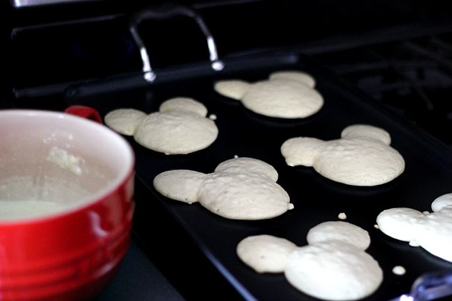 Healthy Mickey Mouse Pancakes