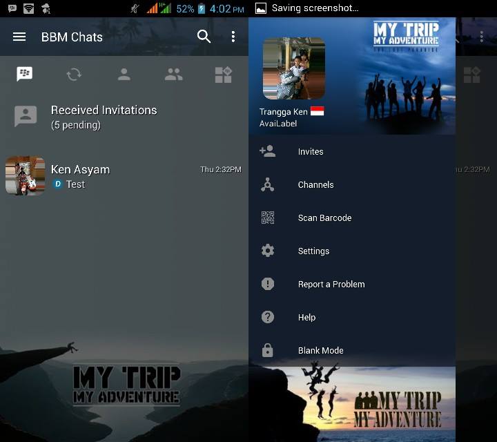 BBM MOD My Trip My Adventure v3.2.5.12 APK