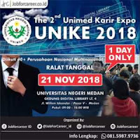 the 2nd unike 2018 (unimed karir expo ke-2)