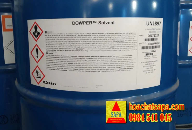 Dowper Solvent - giặt khô công nghiệp