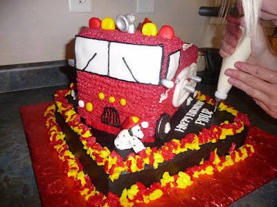 Fire Truck Birthday Cake on Posted By Cakelady At 10 05 Am