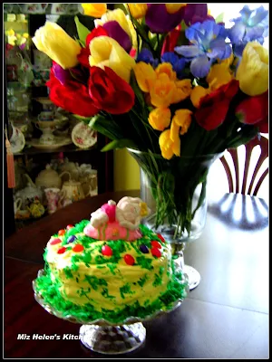 Lemon Coconut Cake at Miz Helen's Country Cottage