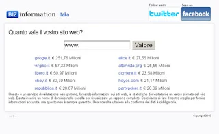 Quanto vale sito web