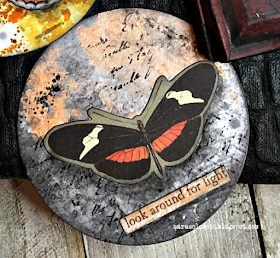 Sara Emily Barker https://sarascloset1.blogspot.com/2020/06/my-butterfly-collection.html Mixed Media AT Coins 2