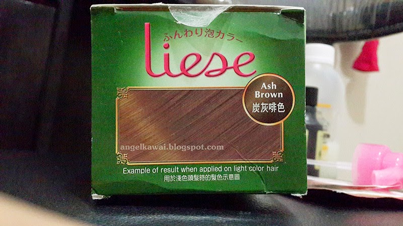 Angelkawai s Diary Review LIESE Bubble Hair Color Ash Brown