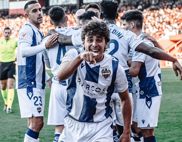 Carlos Álvarez gol Mirandés Levante UD