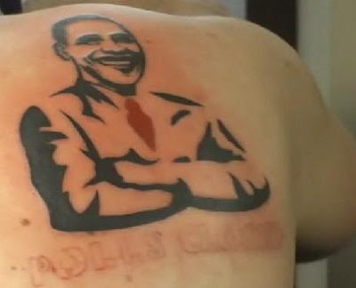 Tags: Celebrity, obama tattoo ink 