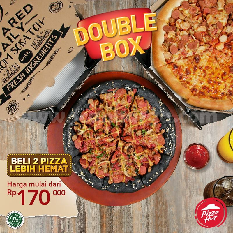 Pizza Hut Promo Double Box Beli Dua Pizza Lebih Hemat 