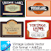 Vintage Vector Label .... more ?