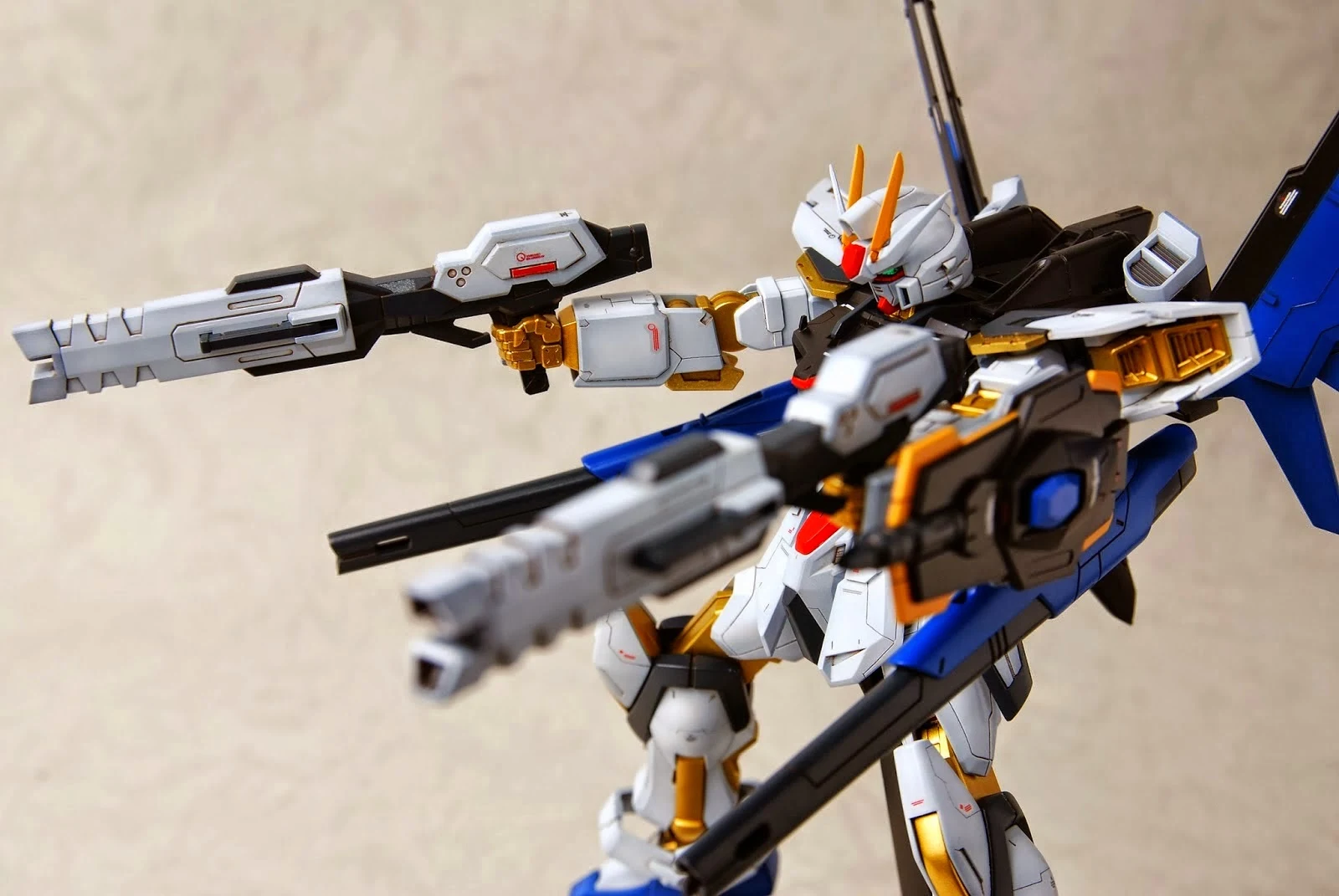 Custom Build: HGBF 1/144 Build Strike Gundam Full Package [Strike Freedom Colors]