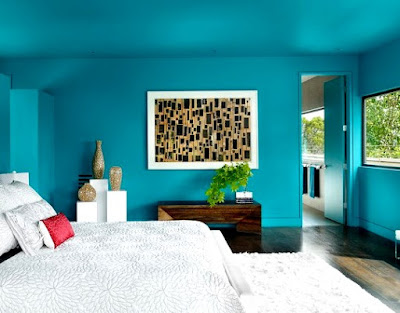 warna cat kamar tidur romantis terbaru