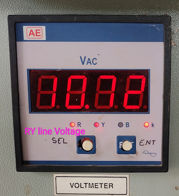 Voltmeter reading