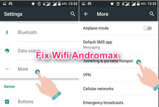 Tips Fix  Wifi Bluetooth dan Tethering Hotspot Andromax Sesudah Unlock