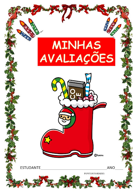 Projeto Natal - capas avaliação IV bimestre.