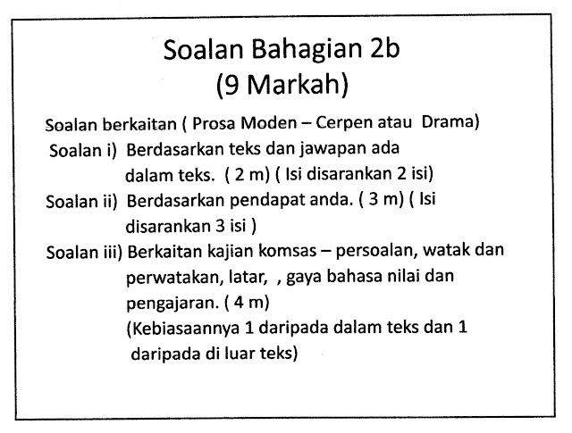Laman Bahasa Melayu SPM PEMAHAMAN KOMSAS ANTOLOGI TINGKATAN 4 DAN 5 