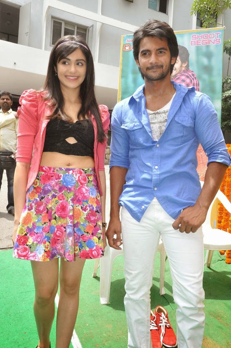 New Actor Aadi and Adah Sharma Movie opening