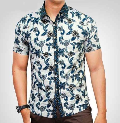  BusanaMuslim 10 Contoh Model Baju Batik Pria Lengan 