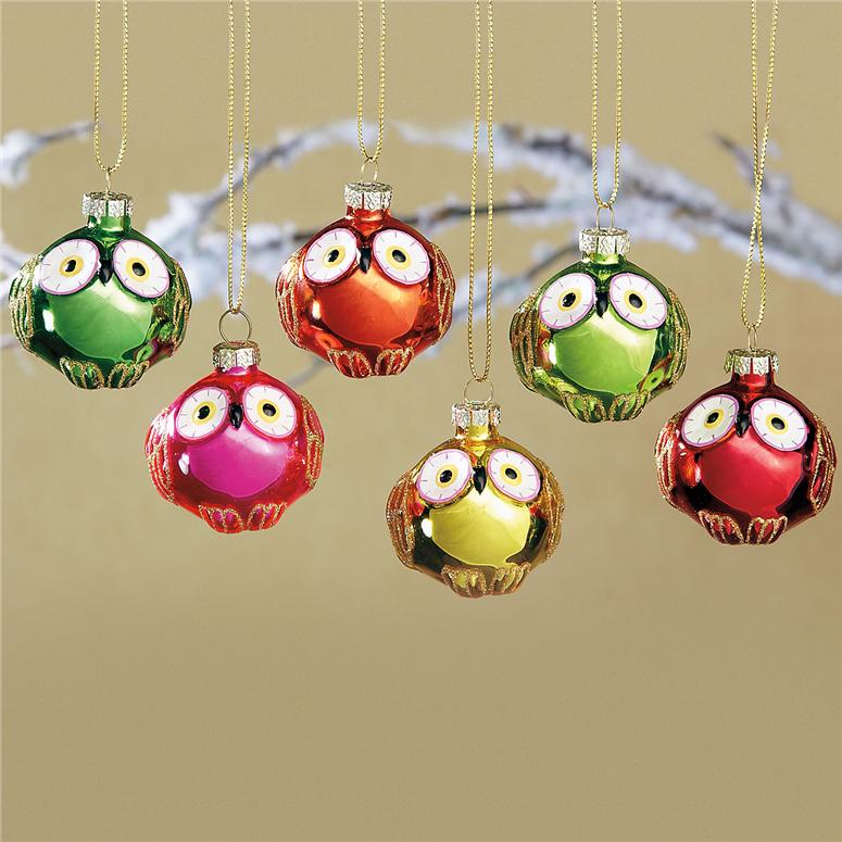 Entirely Emily: Fuzzy Owl Ornaments
