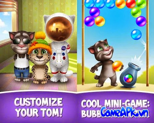 My Talking Tom 2 My Talking Tom v2.1.1 hack full tiền xu cho Android