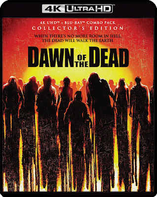 Artwork for Scream Factory's Collector's Edition 4K UHD of DAWN OF THE DEAD (2004)!