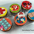 Cupcake Toppers Medicina Coloridos