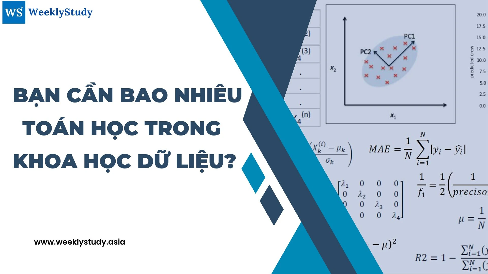 www.weeklystudy.asia Bạn Cần Bao Nhiêu Toán Học Trong  Khoa Học Dữ Liệu?