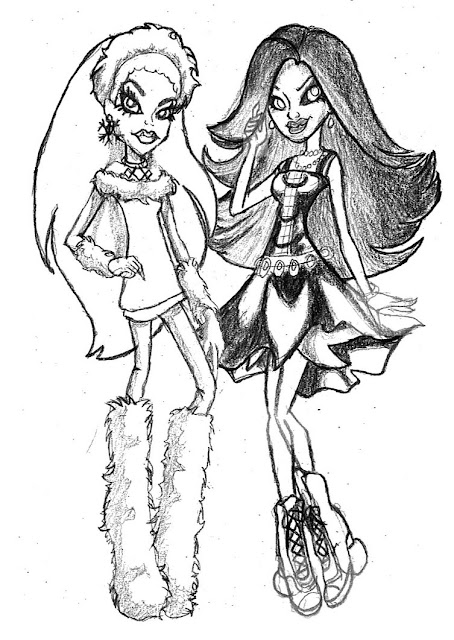 ultimate monster high coloring pages