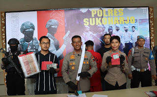 Polres Sukoharjo Berhasil Ungkap Kasus Cinta Segitiga Yang Berujung Pengancaman dan Pemerasan