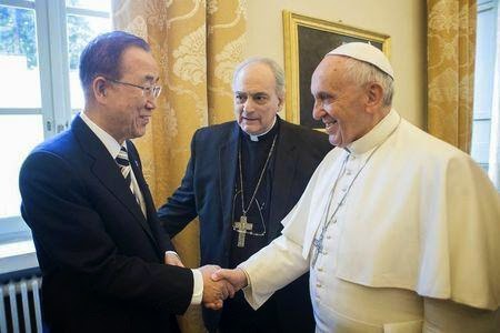 Pope Francis & Ban Ki-moon