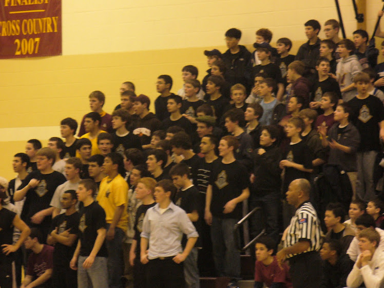 NRP "Super-Fans" watch intently as the clock winds down to 0:00 to record another Knights' victory!