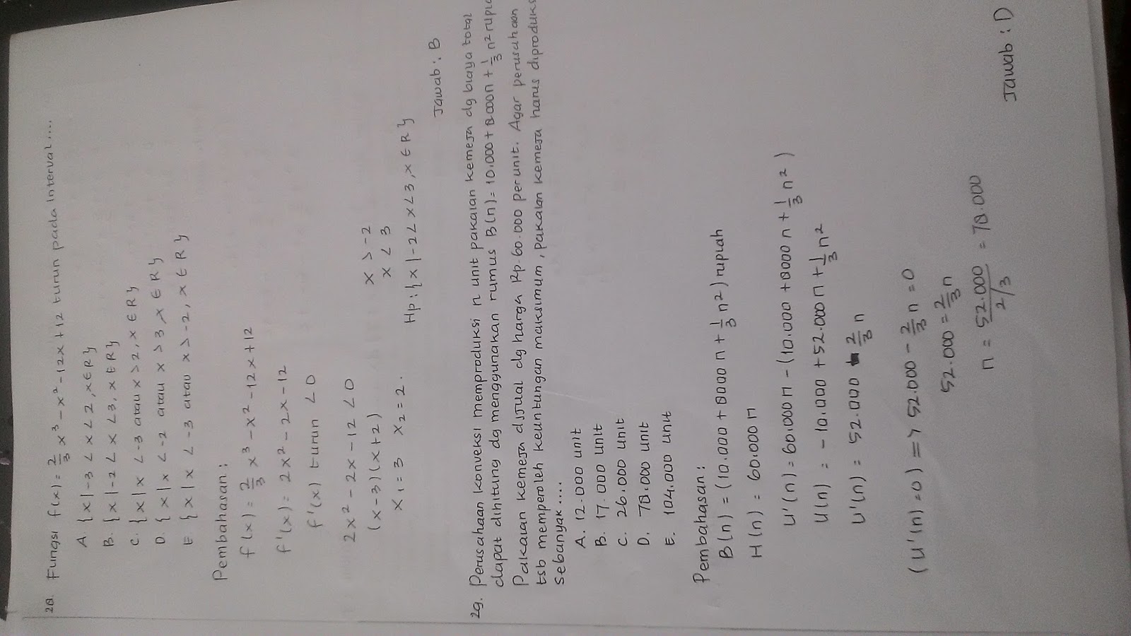 Soal Un Matematika Sma 2002 Dan Pembahasannya Fasranimal