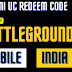 BGMI UC Redeem Code Today Latest Update 2023 – Battlegrounds Mobile India