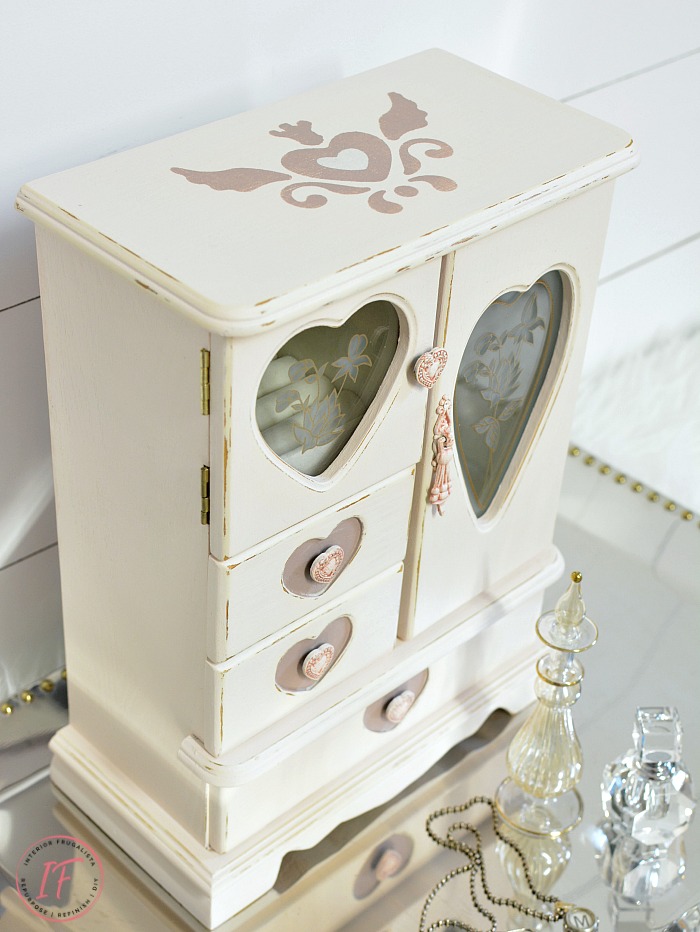 DIY Painted Girls Jewelry Box