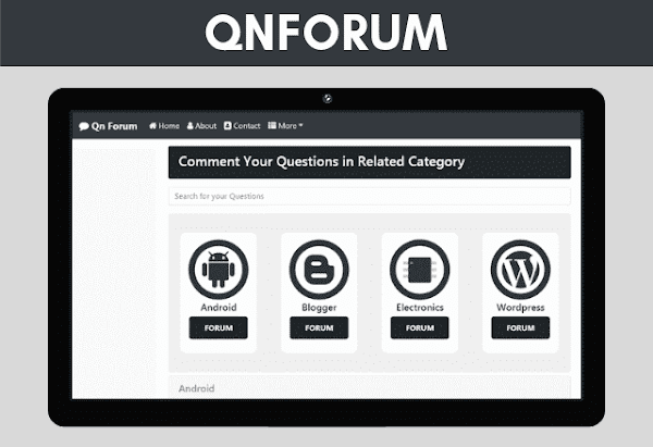 QnA Forum Template