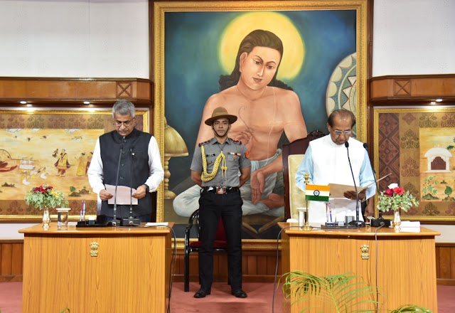Assam Governor Prof. Mukhi administers oath to APSC chairman